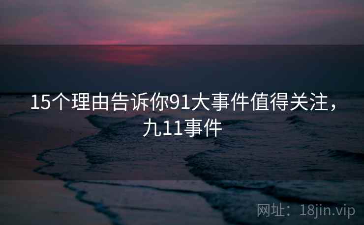 15个理由告诉你91大事件值得关注，九11事件  第2张